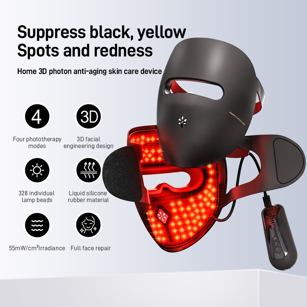 Photon Therapy LED Facial Mask with Neck Care