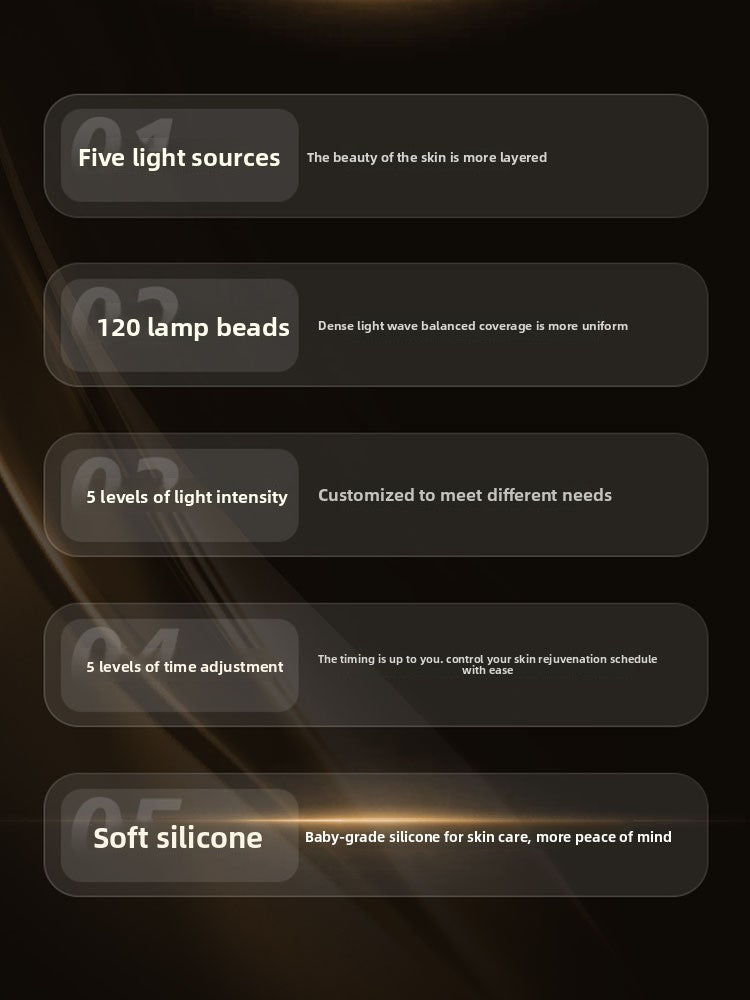 Rechargeable LED Photon Facial Mask
